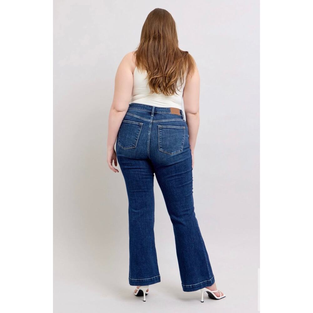 High Waisted Trouser Flare-Plus Size - Picture 2 of 10